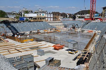 Baustelle Wohnsiedlung Areal Guggach III